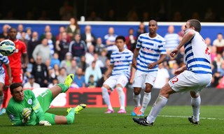 中超爭冠組第16輪北京國安2-1山東魯能 張玉寧梅開二度段劉愚破門被吹.